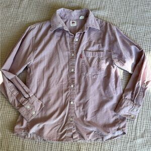 Levi's Light Pink Cord Button-Up Shirt
